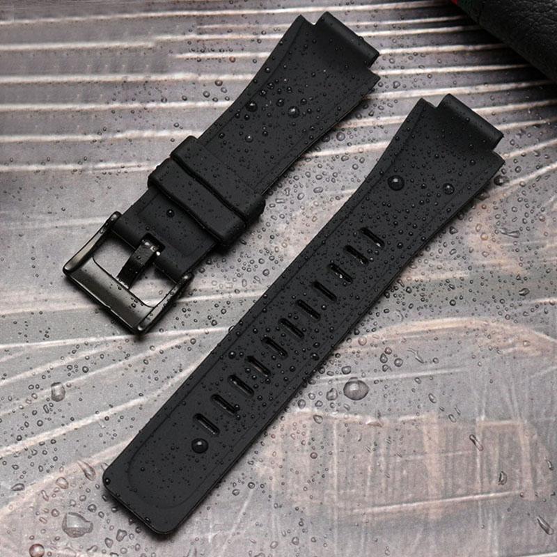 Gemodificeerde siliconen horlogeband vervanging Casio EDIFICE 20e jubileum Honda 5618 ECB-10HR-1APR sport waterdichte horlogeband