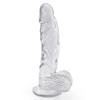 Transparenter realistischer Dildo mit leistungsstarkem Saugnapf. Weibliche Dilos, Sexspielzeug, männlicher Analdildo, Butt Plug, weibliches Sexspielzeug für Frauen, Shop