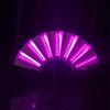 Portable Glow Folding LED Fan Colorful Glowing Hand Fan Dancing Light Fan  Rave Festival