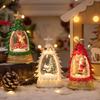 Christmas Decoration Glowing Christmas Tree Christmas Crystal Ball Snowflakes Light Christmas Tree Desktop Ornaments Night Light
