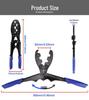 European Style Tubular Terminal Crimping Pliers - YEJ-150WF Quick Wire Connector, B Type Crimping Tool, YEFYM