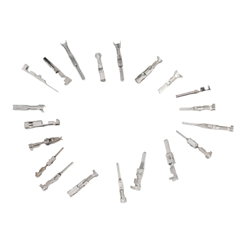 340pcs 1/1.5/1.8/2.2/2.8/3.5mm Car Terminal Pins Wire Harness Pins Male Female CAR Electrical Connector Kit Accessories Tools