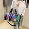 Female Short-Distance Travel Bag Large Capacity Dry and Wet Separate Gym Bag Independent Shoe Bin Handbag Luggage Bag Storage Bag CLE