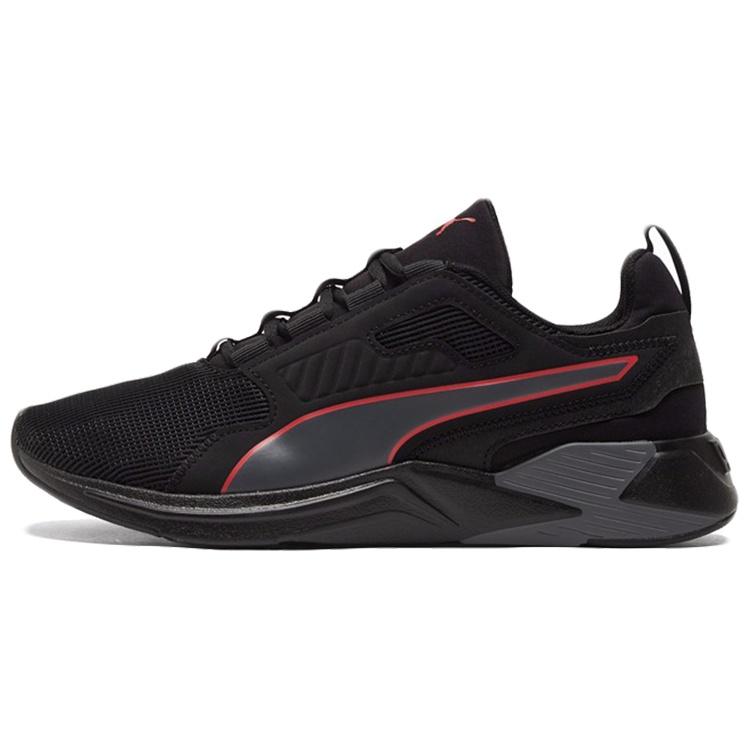 PUMA Disperse Xt Low Top Running Shoes Black/Grey/Red Men s 193728-12 EU 44