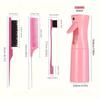Black Hairdressing Set, Spray Bottle, Hair Comb, Eyebrow Brush, Hair Styling Set, Home Use