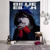 1pc Famous Singer BbillieS Singer Colorful Tapestry Wall Hanging Bohemian Wall Tapestries Mandala Wall Art Decor