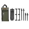 Detachable Fishing Rod Stand Buzz Bar Pole Rest Head Folding Retractable Fishing Rod Holder with Carry Bag