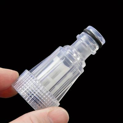 High-Pressure Pressure Washer Filters - Transparent Water Filtration Nozzle & Hose Attachments for Power Washing Machines, Durable Easy-to-Use Design