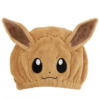 Prosop cu glugă personaj Pokemon Eevee pufos baie adult fată băiat copii piscină uscare păr Pocket Monsters.