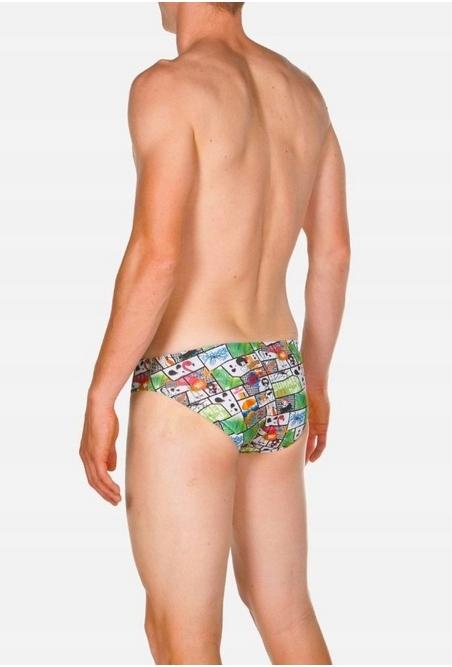 H778 Arena Summer Comics Brief 5,5Cm Slipy Kąpielówki Męskie D3 Uk30