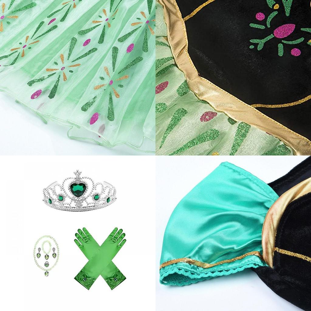 Enchanting Princess Anna Costume With Soft Tulle Layers