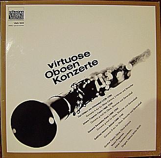 

LP Record GUNTHER PASSIN HELMUT MULLERBRUHL Virtuose Oboen Konzerte VMS2022 SCHWANN 1968 Germany Classical Used