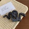 Vintage Snake Hair Clip Acetic Acid Acetate Crab Clip Snake Hair Claw  Hair Styling Accessory