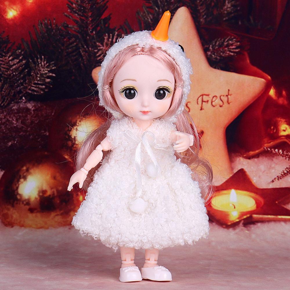 With Clothes Cute BJD Doll with Clothes 13 Movable Joints Movable Joints Mini Girl Doll  Kids Toys