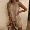 Women's Casual Loose Shorts Two-Piece Set for Summer and Daily Wear