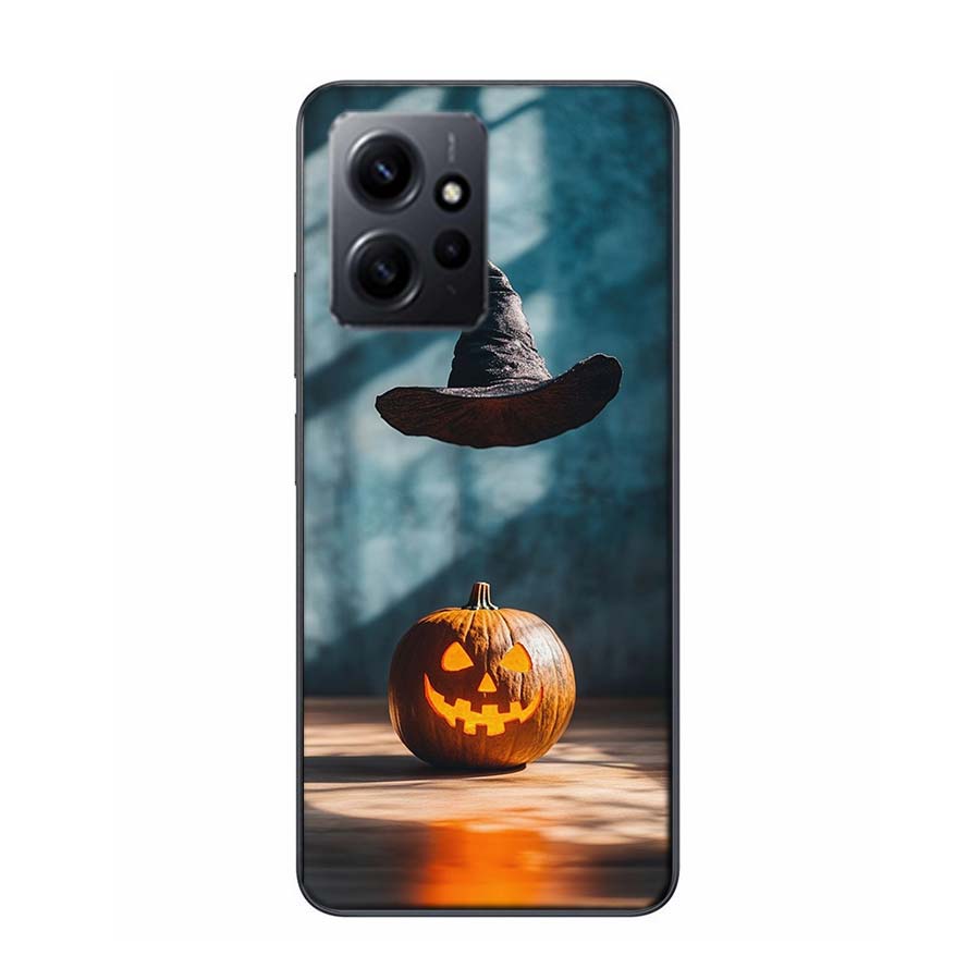 Halloween Wizard Hat Horror Fun Phone Case For Redmi 12 13C 12C 15C 9 10 10C Note 13 Pro Plus 14 15 Pro 9T 9C 9A TPU Soft Cover