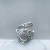 New Women's Retro Daisy Open Ring Simple New Jewelry