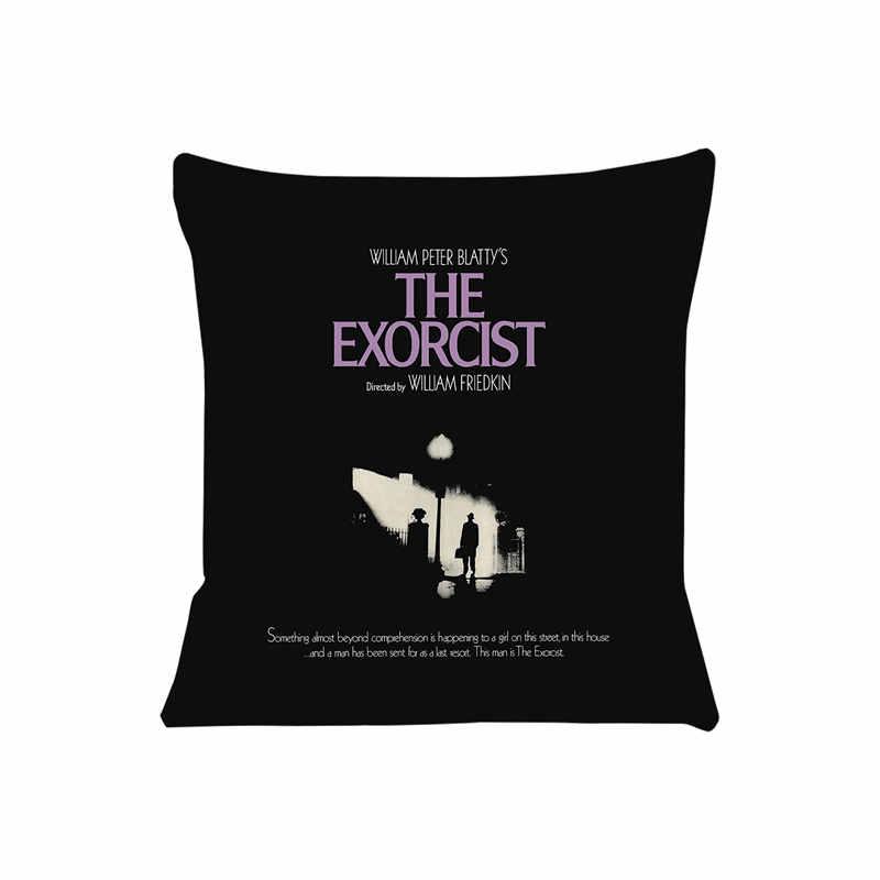 Horror Movie The Exorcist Cushion Cover For Sofa Pillow Case Cover Seat Car Throw Pillowcase 45X45Cm For Home Decorative Sj-567