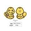 Creative Gold Sticker for Mobile Phones and Refrigerators - Wealth Card Gift