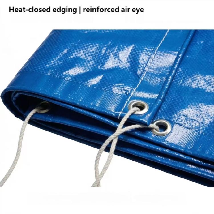 Plastic Woven Fabric Any Weather Protective Tarps Folding Sunshade Cloth Suitable for Picnics Hiking and Beach