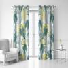 Tropical Coconut Tree Curtain Hawaii Landscape Printed Blackout Curtains Kitchen Living Room Bedroom Windows Drapes 2 Panel Set
