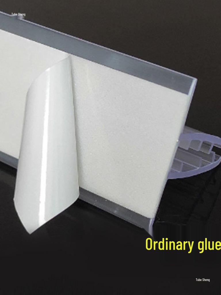 Soft-tooth Removable Glue Canteen Clip - Plastic KT Board Base, Anti-Splash Fixing Clip