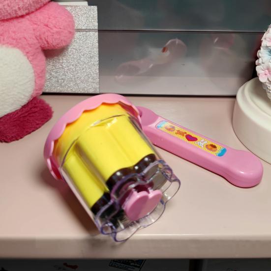 Simuliertes Pudding-Fütterspielzeug mit einziehbarem Löffel Rollenspiel Plüschtier Baby-Puppe Fütterungs-Interaktionsspielzeug Osterkorb-Füller