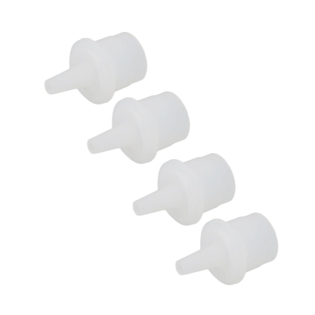 20pcs Eyelash Glue Bottle Nozzle ABS Glossy Extension Glue Replacement Nozzle For Pigment