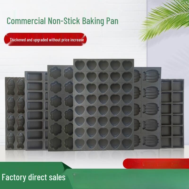 Thickened Glass 25-Cavity Panda Baking Mold