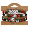 2026 USA Mexico Canada World Cup Soccer Bracelet Fans Unisex Football Shoe Element Beaded Wristband Souvenir Jewelry