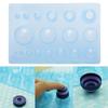 13x20cm DIY Mini Plastic Paper Quilling Mould Half Ball Domes 3D Domes Craft Tool