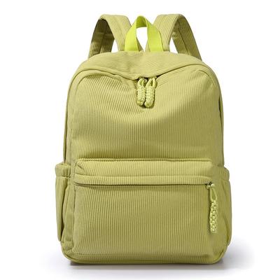 2024 Spring Women's Corduroy Backpack: Casual, Versatile, Large-Capacity for College Students and Travel