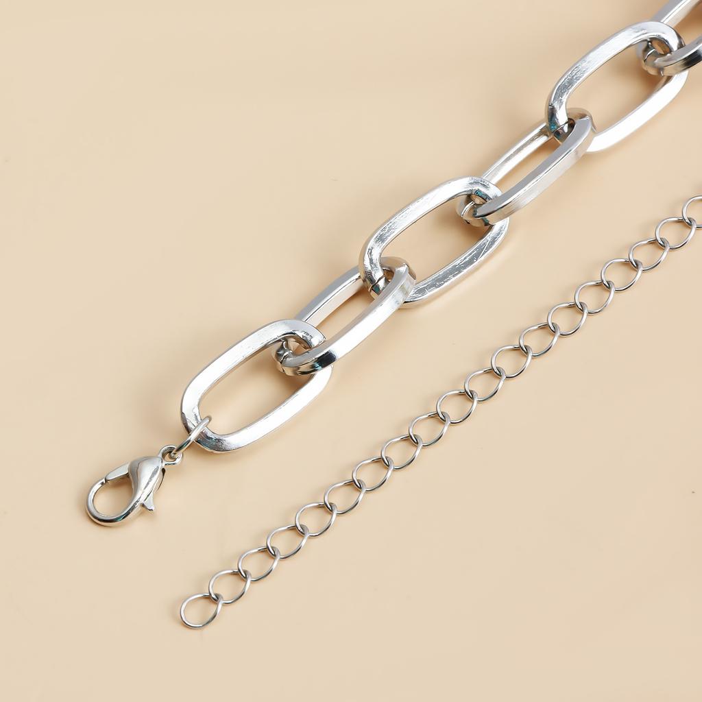 Multilayer Vintage Star Rhinestone Tassel Pendant Necklace Y2K Choker Chain Jewelry Accessories