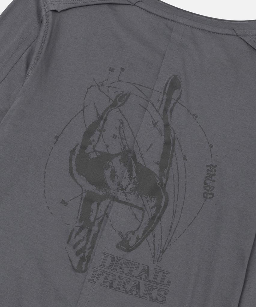 Collect Graphic Long Sleeve Women'S (Dark Gray)