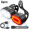Night Mountain Cycling Bike Lights High Performance Bicycle Front Rear Lamp