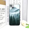 Vintage Green Forest Landscape Pattern Phone Case for iPhone 17 16 12 11 14 13 15 Pro Max Mini X XS MAX XR 7 8 14Plus Soft Cover