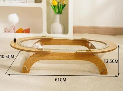 

Wholesale Acrylic Pet Dog Sofa Cats Bed Animal House Pet Sleeping Beds Space Capsule Cat Litter Cushion 61x41x20cm