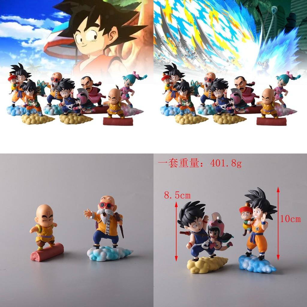 Exquisite Dragon Ball Z Character Figurines Collection Including Master Roshi And Yamcha Toys