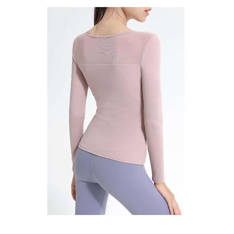

Женский топ для йоги с завязками на талии и йогой Slim Fit XS розовый