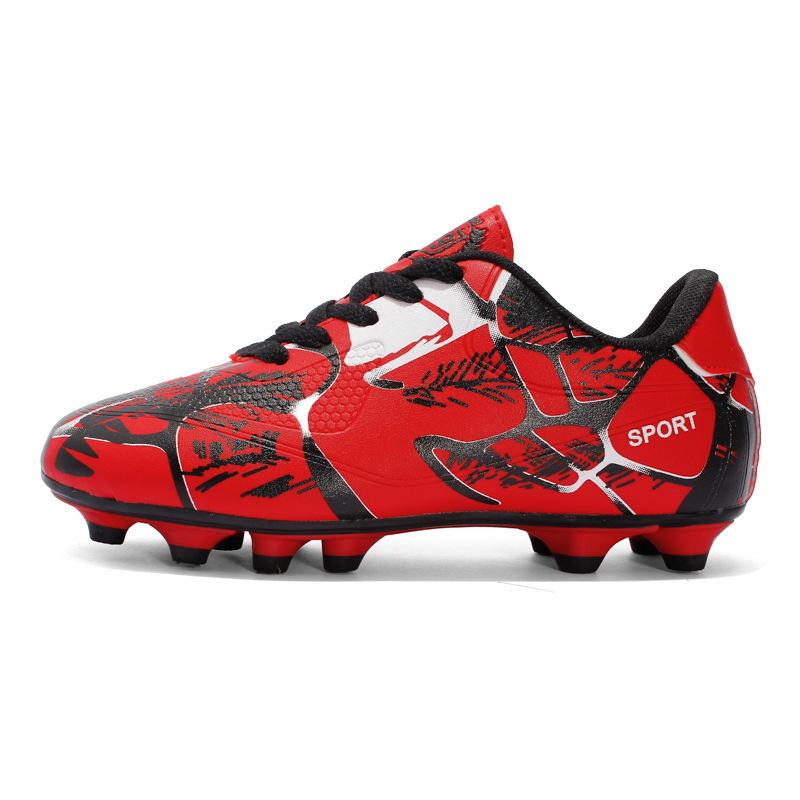 Football shoes children boys and students girls long nails broken nails green training club artificial grass game