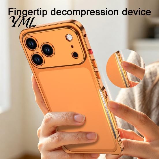 Heavy Duty Protective Accessories Metal Case for IPhone 18 Pro And Max, Slim Thin Magnetic Scratch Resistant Camera Shield Bumper Cooling Frame