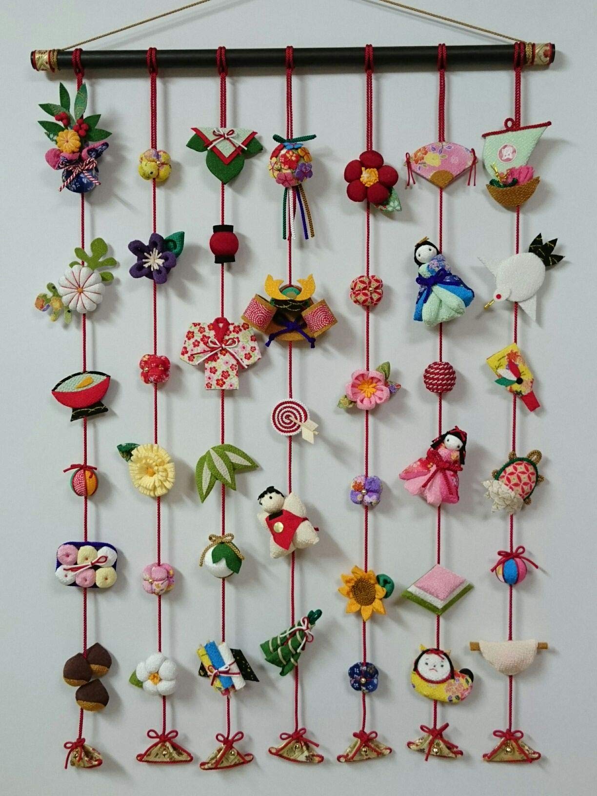 

Такараку Пять Сезонных Фестивалей Удача Подвесное Украшение Набор для Поделок из Чиримена Киотский -