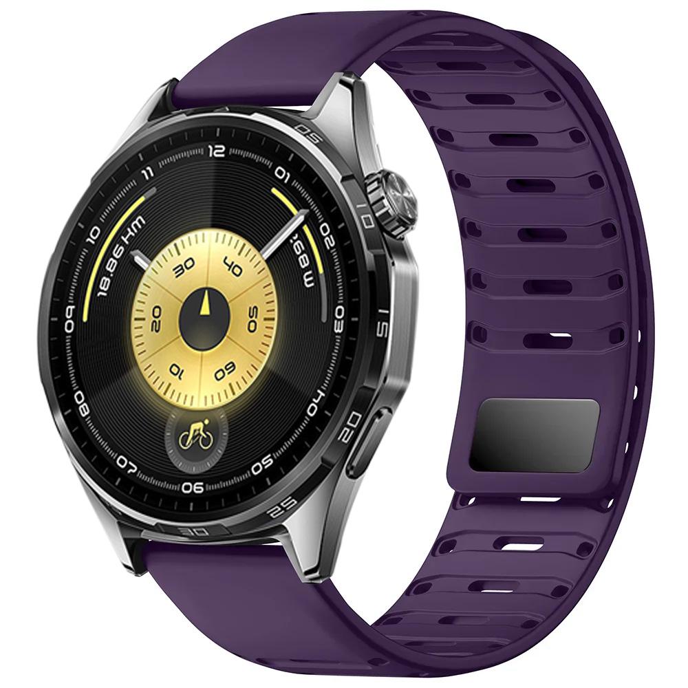 22mm Silicone Strap For Huawei Watch 5 4 3 46mm GT6/5/3/2 Pro GT6/5/4/3 46mm Sport Magnetic Buckle Adjustable Bracelet Wristband