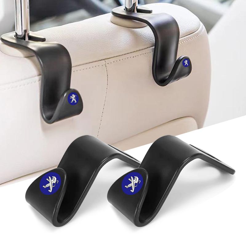 Auto Seat Headrest Hook Storage Hanger Car Interior Accessories For Peugeot 308 408 508 RCZ 208 3008 2008 206 207 108 406 407 408 206 207 208 306 307