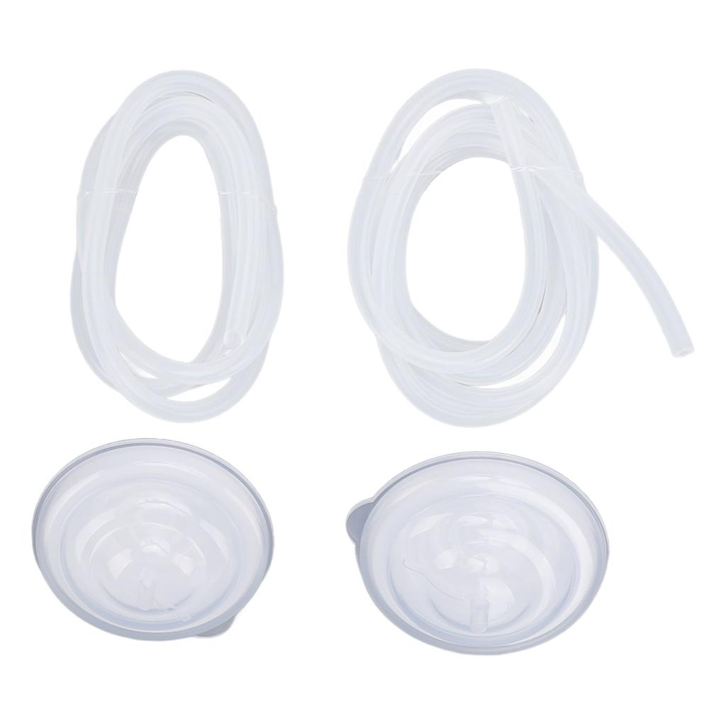 Tilbakestrømningsbeskytter og Slange Silikon Erstatningsdeler Brystpumpe for S1 S2 9 Plus