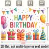 Party Backdrop Flat Banners Balloons Celebrations Wedding Enthusiasts Event Photo Background Front Door Decor