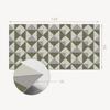 Self-adhesive Vinyl Panel with Print for the Living Room 120x60 cm Geometric Triangle Pattern