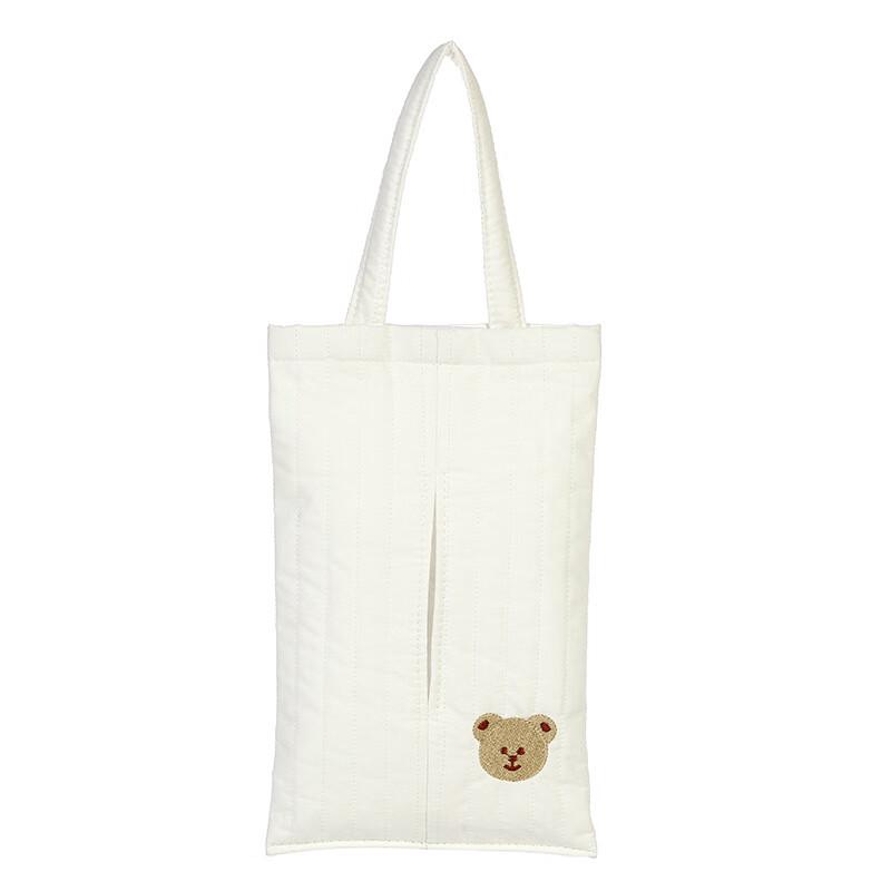 Ma Hutun Embroidered Bear Car Tissue Box
