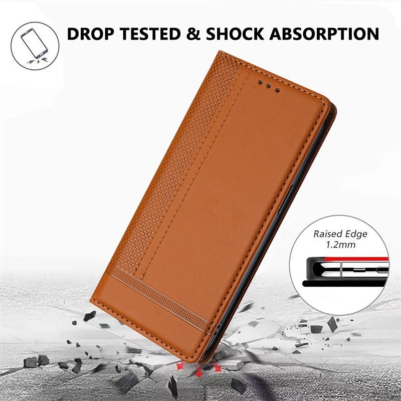 Leather Case for Infinix Hot 30 Play Nfc 40 50 Pro Plus 30i 40i 50i X669 X6835 4G 5G Protective Flip Wallet Cover