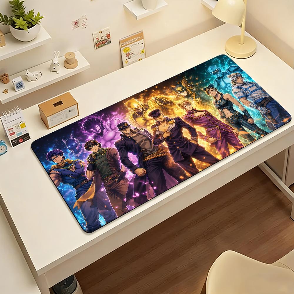 Tapis de Souris JoJo's Bizarre Adventure Caoutchouc Antidérapant Tapis de Souris pour Ordinateur Portable Tapis de Bureau Décoration pour Gamers